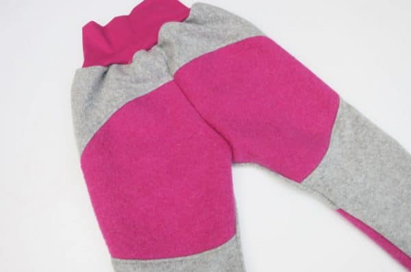 Outdoorhose Legging Kaschmir / Softshell Überraschungsfarbe pink / rosa / lila – Bild 2