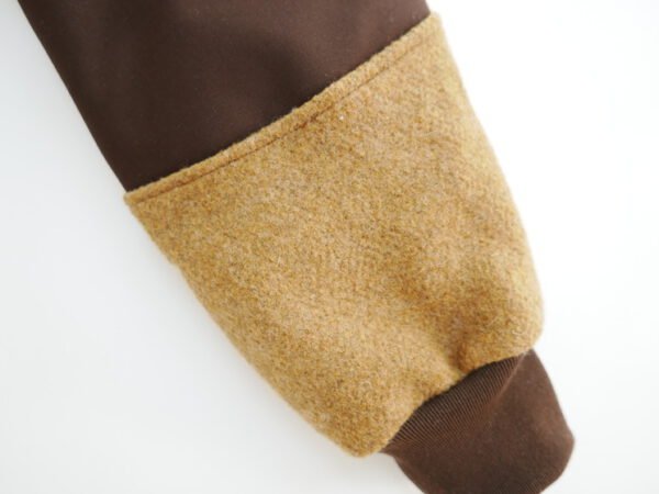 Outdoorhose Lammwolle senf / braun Gr. 110 – Bild 3