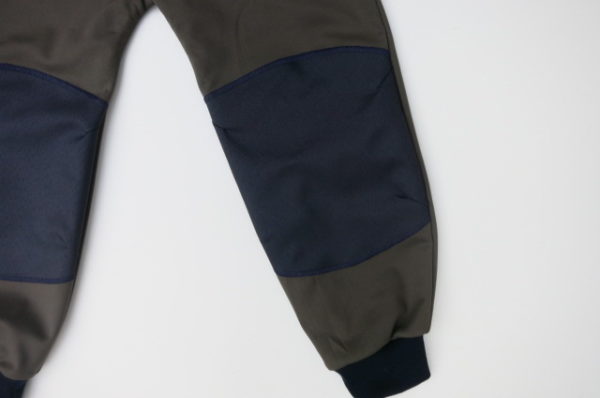 Regenhose Outdoorhose Canvas olivgrün/ dunkelblau – Bild 6