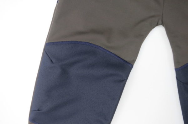 Regenhose Outdoorhose Canvas olivgrün/ dunkelblau – Bild 4