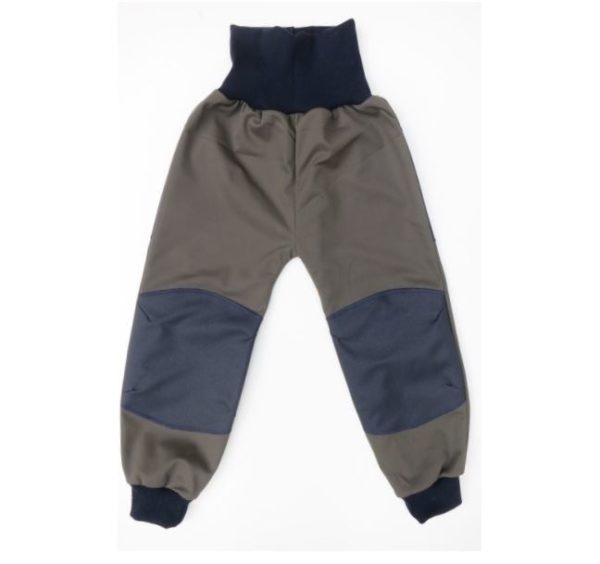 Regenhose Outdoorhose Canvas olivgrün/ dunkelblau