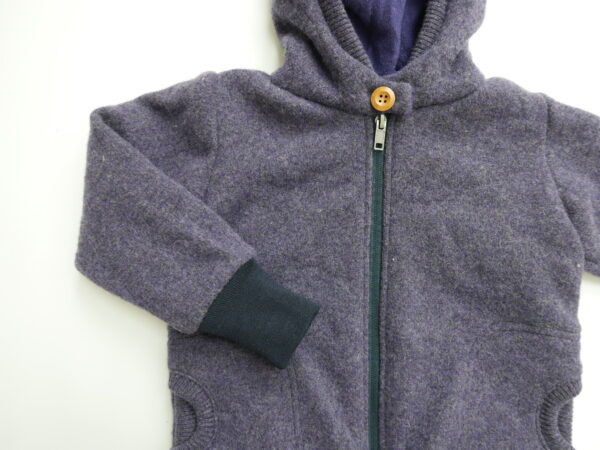 Walkjacke mit Kaschmirfutter Farbe: lila  Gr. 98 / 104  #