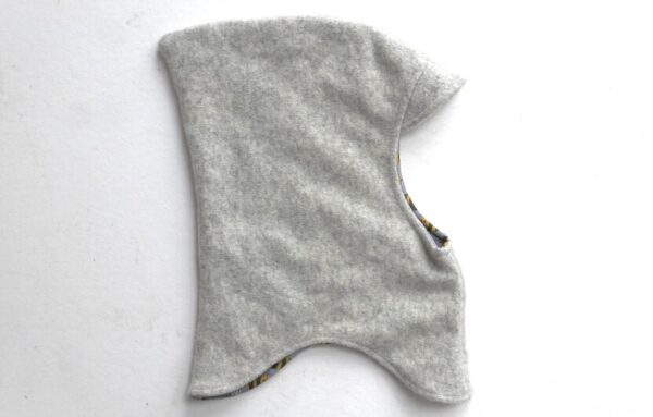 Neu: Wolle gefüttert mit Jersey  hellgrau Gr. M, sofort lieferbar
