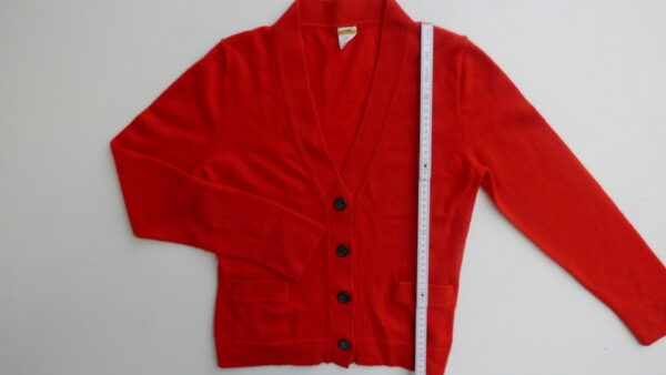 J. Crew Strickjacke 100% Kaschmir orange Gr. M 38 40 – Bild 8