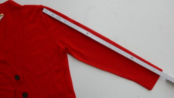 J. Crew Strickjacke 100% Kaschmir orange Gr. M 38 40 – Bild 4