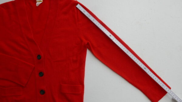 J. Crew Strickjacke 100% Kaschmir orange Gr. M 38 40 – Bild 3