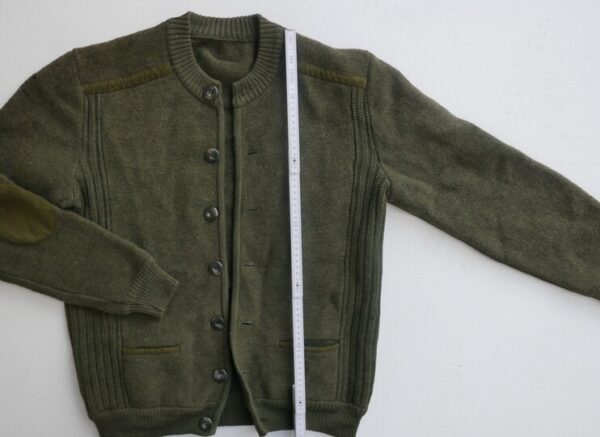 Woolite Jacke 100% Wolle moosgrün dicke Walkjacke  Gr. XL 48 52