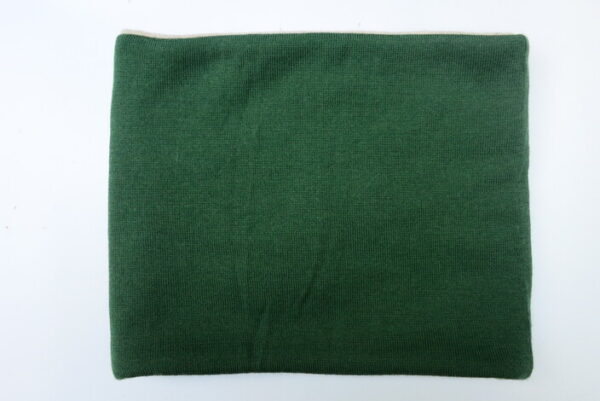 Beanie + Loop Set  Schurwolle & 100% Kaschmirfutter  grün, Gr. L, sofort lieferbar – Bild 5