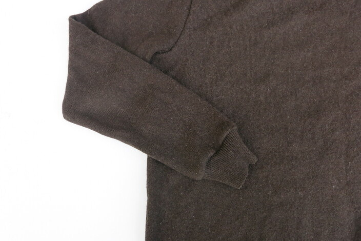 Basic Pullover 100% Kaschmir dunkelbraun Gr. 140 sofort lieferbar – Bild 3