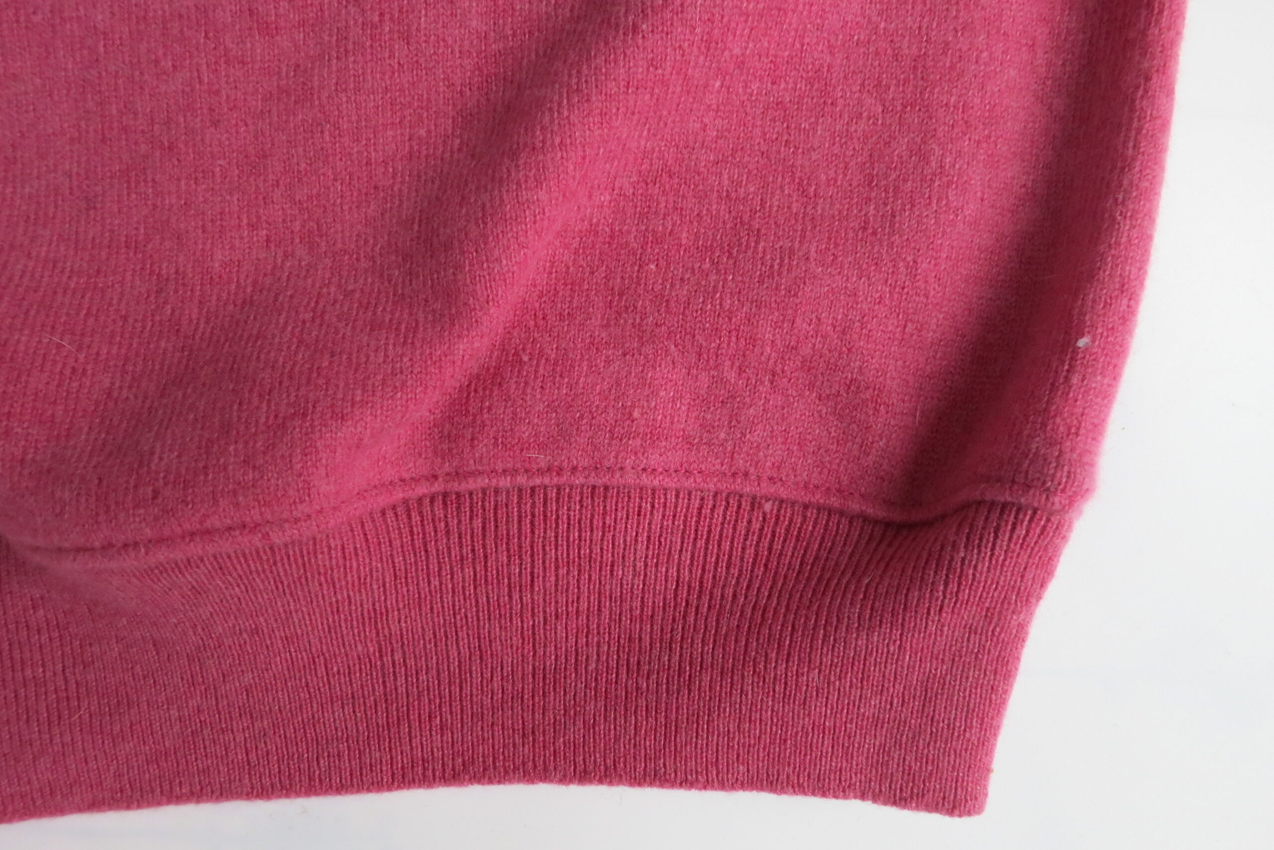 Basic Pullover 100% Kaschmir pink hell Gr. 146 / 152 sofort lieferbar – Bild 2