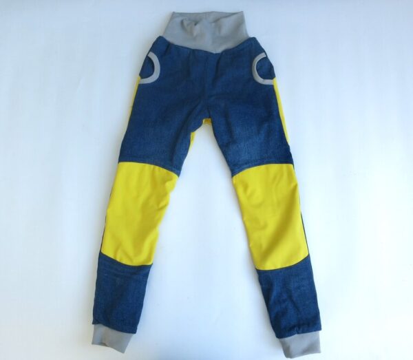 Outdoorhose Strechjeans / Softshell  Legging Gr. 134, Jerseyfutter, sofort lieferbar