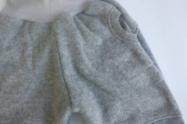 Kuschelhose leichte Wolle mit Walk Verstärkung und 100% Kaschmirfutter blau Gr. 104 - schnell lieferbar – Bild 3