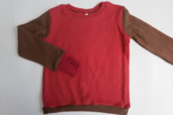 Basic Pullover 100% Kaschmir koralle / hellbraun Gr. 98 sofort lieferbar