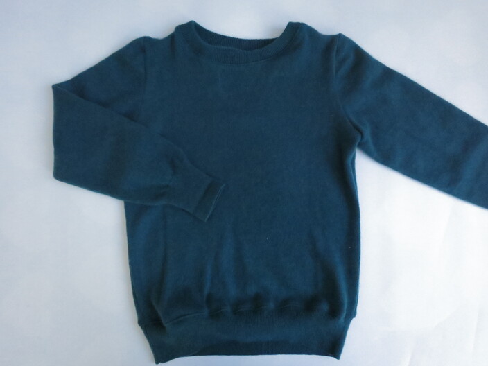 Basic Pullover 100% Kaschmir dunkelgrau!! Gr. 152 / 158 / 164 – Bild 4
