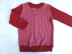 Basic Kuschelpullover 100% Kaschmirfleece rosarot/ rot, Gr. 110 / 116 / 122 sofort lieferbar (Kopie)