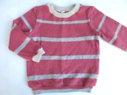 Kuschelpullover 100% Kaschmirfleece koralle, Gr. 104 / 110 sofort lieferbar