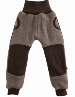Thermo Outdoorhose Walk & Softshell + 100% Merinofutter natur dunkel Gr.116 sofort lieferbar