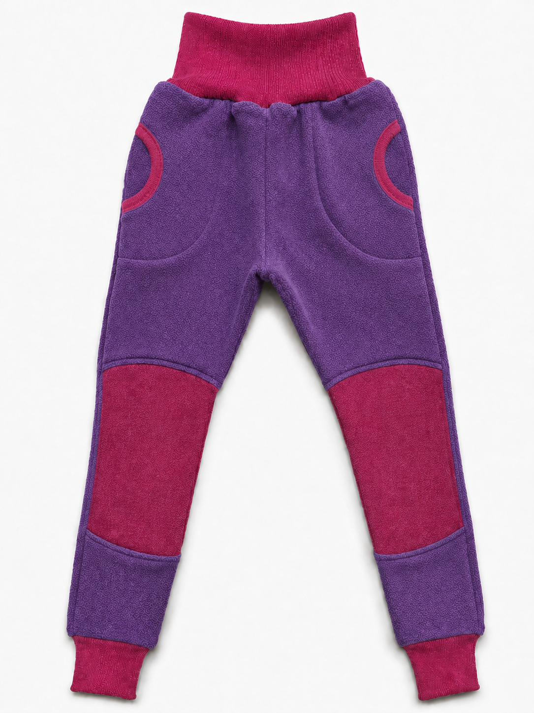 Leggins 100% Kaschmirfilz mit Walk Verstärkung lila / pink Gr. 110 schnell lieferbar