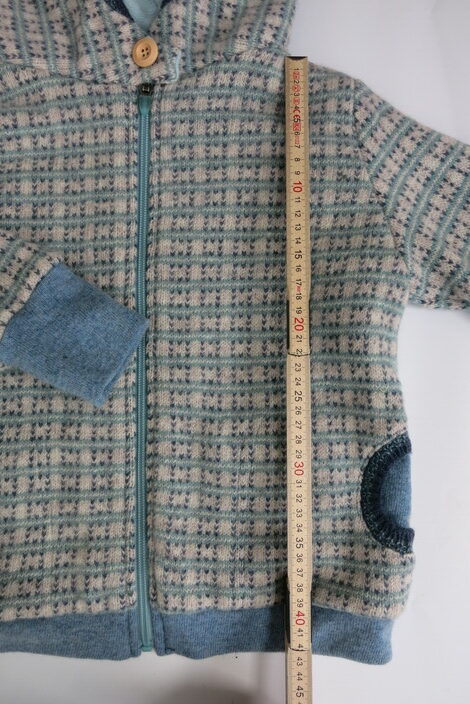 Wolljacke mit 100% Kaschmirfutter mate Muster Gr. 104 / 110 – Bild 6