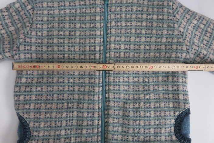 Wolljacke mit 100% Kaschmirfutter mate Muster Gr. 104 / 110 – Bild 4