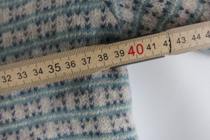 Wolljacke mit 100% Kaschmirfutter mate Muster Gr. 104 / 110 – Bild 3