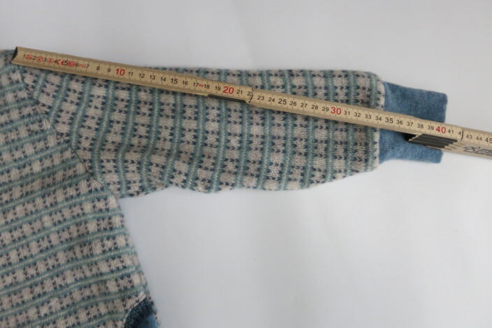 Wolljacke mit 100% Kaschmirfutter mate Muster Gr. 104 / 110 – Bild 2