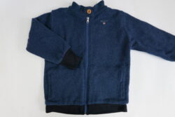 Wolljacke mit 100% Kaschmirfutter blau Gr. 98 / 104 / 110