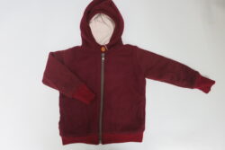 Wolljacke mit 100% Kaschmirfutter weinrot (beere dunkel) / weinrot Gr. 92  / 98